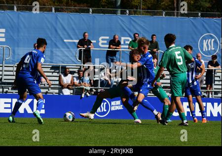 Karlsruher SC KSC U19 unterliegt der Spvgg Greuther Fürth Banque D'Images