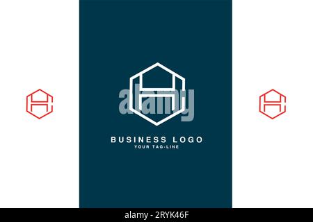 CH, HC, lettres abstraites logo Monogramme Illustration de Vecteur