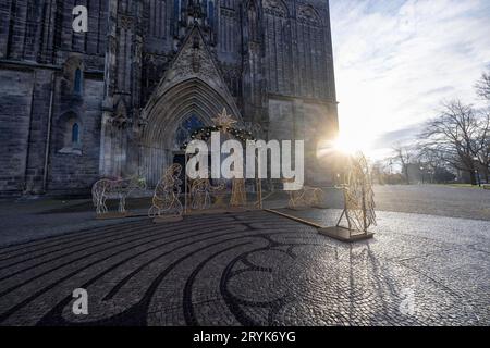 Magdeburger Dom 05122021 - Der Magdeburger Dom am Zweiten Avent 2021. Magdeburg Dom Sachsen-Anhalt Deutschland *** Cathédrale de Magdebourg 05122021 la Cathédrale de Magdebourg au second Avent 2021 Cathédrale de Magdebourg Saxe Anhalt Allemagne 051221 ppb-6 Credit : Imago/Alamy Live News Banque D'Images