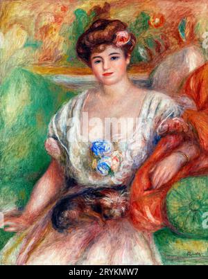 Portrait de Misia sert par Pierre Auguste Renoir Banque D'Images