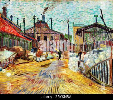 La fabrique de Vincent Van Gogh. Banque D'Images