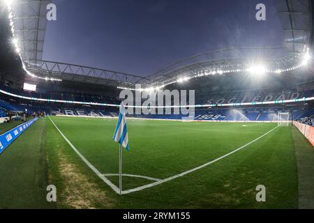 Vue générale à l'intérieur du stade avant le match de LaLiga EA Sports entre la Real Sociedad et l'Athletic Bilbao au Reale Arena le 30 septembre 2023 Banque D'Images