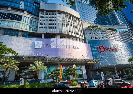 Tunjungan PlazSurabaya, Indonésie - 07.10.2023 : Tunjungan Plaza centre commercial à Surabaya, un centre commercial de référence à Surabaya Banque D'Images