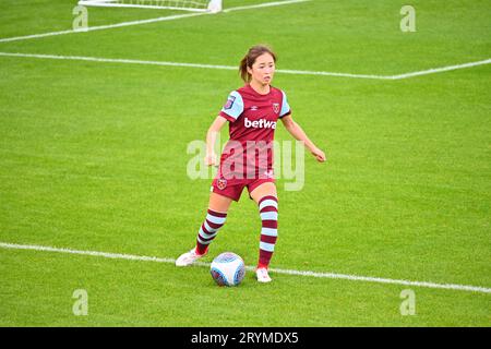 LONDRES, ANGLETERRE - OCTOBRE 01 : Risa Shimizu. Women's Super League, premier match de la saison entre West Ham Women Banque D'Images