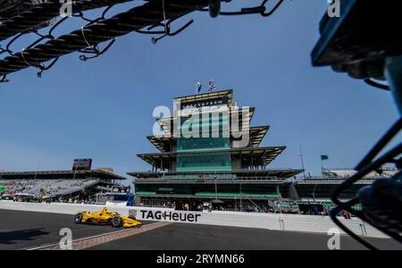 Série INDYCAR : mai 17 Indianapols 500 Scott McLaughlin Banque D'Images