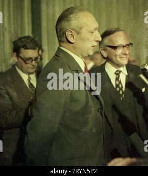 DEU, Allemagne : les photos historiques en couleur des années 1970 montrent des événements et des personnalités de la politique, de la culture, des syndicats, de la vie professionnelle Banque D'Images