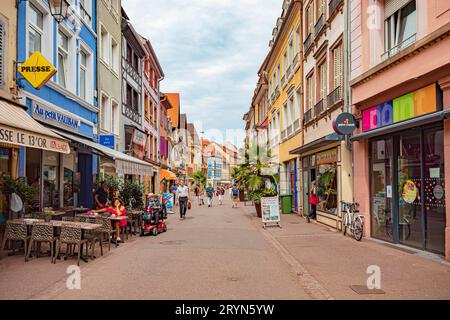 Rue Vauban de Colmar en Alsace, France Banque D'Images