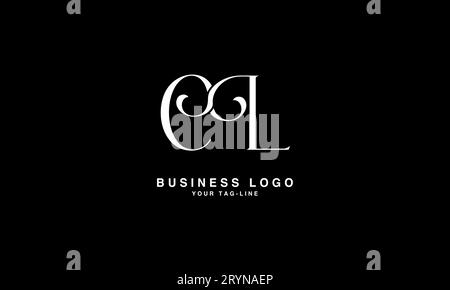 CL, LC, lettres abstraites logo Monogram Illustration de Vecteur