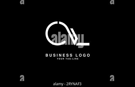 CL, LC, lettres abstraites logo Monogram Illustration de Vecteur