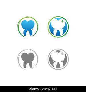 signe / symbole vectoriel plat d'icône de dentiste de dent. Pour interface utilisateur mobile.EPS 10 Illustration de Vecteur