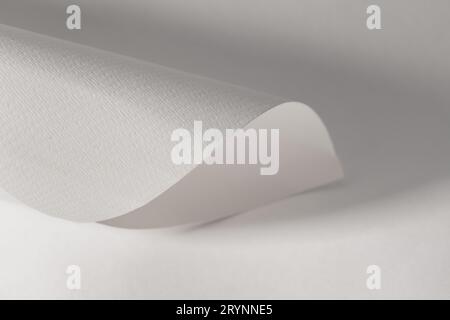 Fond abstrait créatif minimaliste blanc cassé Banque D'Images