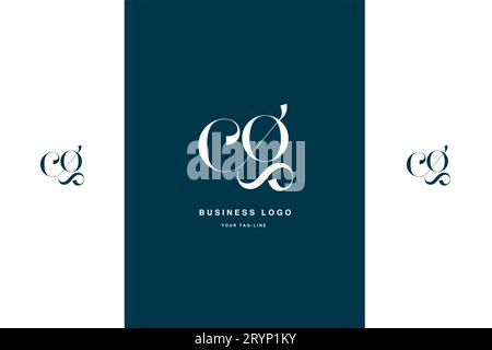 CG, GC, lettres abstraites logo Monogramme Illustration de Vecteur