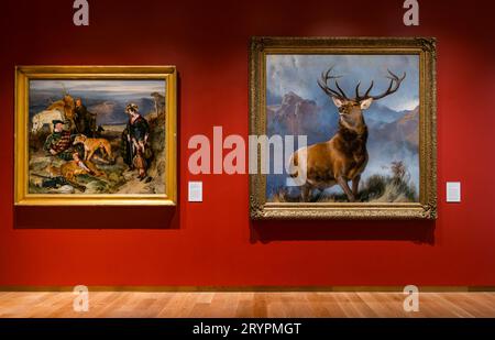 Peinture de cerf Monarque du Glen par Sir Edwin Landseer, National Galleries of Scotland extension nouvellement ouverte, Édimbourg, Royaume-Uni Banque D'Images