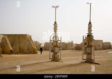 Ensemble de Star Wars, en Tunisie Banque D'Images