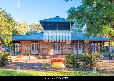 Adelaide House AKA Australian Inland Mission Hostel à Alice Springs (Mparntwe) a été en 1926, le premier hôpital construit à cet effet, conçu par le révérend J Flynn Banque D'Images