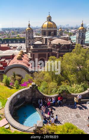 Mexico, CDMX, Mexico, Basílica de Nuestra Señora de Guadalupe, aussi connu sous le nom Insigne y Nacional Basílica de Santa María de Guadalupe. Banque D'Images