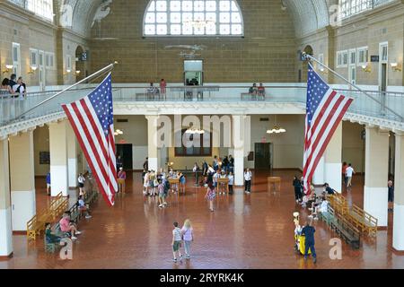 Ellis Island Immigration Museum, New York, New York, USA Banque D'Images
