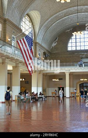 Ellis Island Immigration Museum, New York, New York, USA Banque D'Images