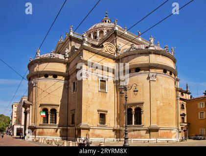 Vue de la Basilica di Santa Maria della Steccata à Parme. Italie Banque D'Images