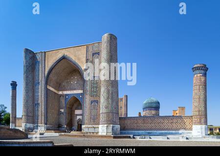 Mosquée Bibi-Khanym, Samarkand. Ouzbékistan Banque D'Images