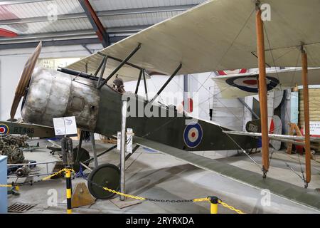 Sopwith Strutter (réplique), RAF Manston History Museum, Manston, Ramsgate, Île de Thanet, Kent, Angleterre, Grande-Bretagne, Royaume-Uni, Royaume-Uni, Europe Banque D'Images