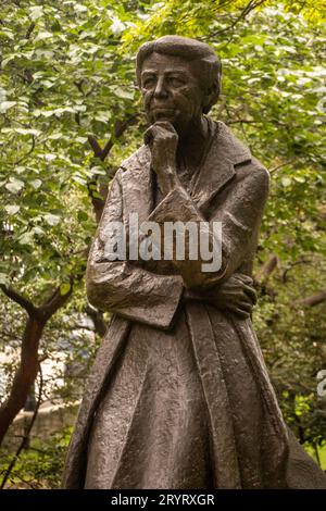 Eleanor Roosevelt Memorial à Riverside Park sur la partie supérieure ouest de Manhattan NYC Banque D'Images