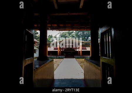 Temples traditionnels du Kerala du district de Kannur. Banque D'Images