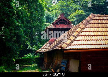 Temples traditionnels du Kerala du district de Kannur. Banque D'Images