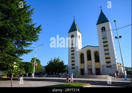 Église Saint-Jacques à Medjugorje, Bosnie-Herzégovine. Banque D'Images