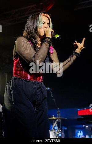 Italie 24 septembre 2023 Geena Fontanella - ouverture Lauren Spencer-Smith - Live at Gate Club Milan © Andrea Ripamonti / Alamy Banque D'Images