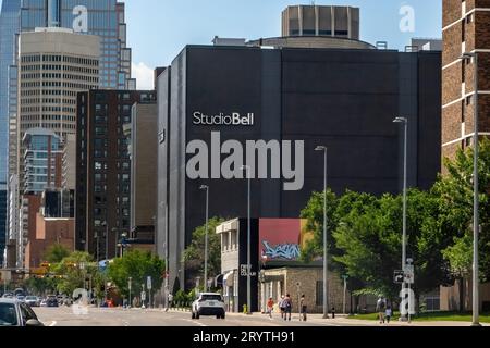 Calgary, Alberta, Canada. 28 juin 2023. Studio Bell, siège du Centre national de musique. Banque D'Images