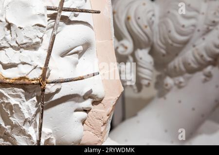 Possagno, Italie: Création d'art avec gypse. Concept d'idée, créativité, inspiration. Banque D'Images