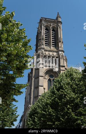 Cathédrale Saint-Gervais-et-Saint Protais à Soissons, France Banque D'Images
