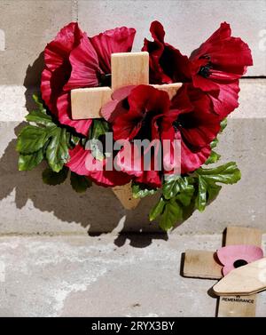 National Memorial Arboretum, Royaume-Uni. 31 juillet 2017. Les militaires rendent hommage à ceux qui ont perdu la vie lors de la bataille de Passchendale. Banque D'Images