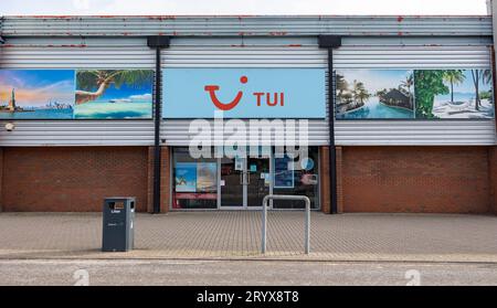 Hanley-Stoke-on-Trent, Staffordshire-Royaume-Uni octobre, 02 , 2023 Tui Shop front Banque D'Images