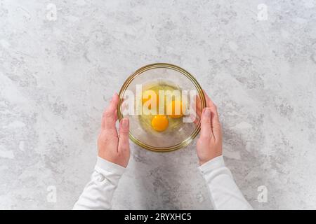 Gâteau de carotte avec glaçage au fromage à la crème Banque D'Images