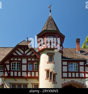 Alemannenhaus, maison de la fraternité Alemannia Marburg, association étudiante, Marburg an der Lahn Banque D'Images