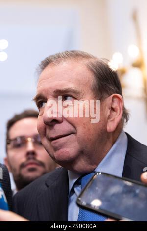 Madrid, Madrid, Espagne. 23 décembre 2024. EDMUNDO GOMEZ URRUTIA au Forum Europa (crédit image : © Ignacio Lopez Isasmendi/ZUMA Press Wire) USAGE ÉDITORIAL SEULEMENT! Non destiné à UN USAGE commercial ! Banque D'Images
