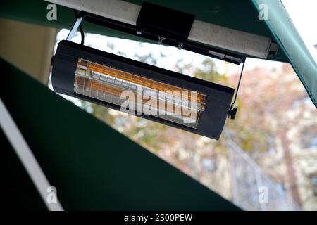 chauffe-plafond électrique extérieur Banque D'Images