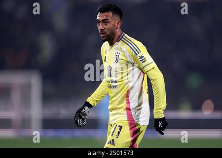 Monza, Italie. 22 décembre 2024. Nico Gonzalez de la Juventus FC regarde pendant le match de football de Serie A entre l'AC Monza et la Juventus FC au U-Power Stadium le 22 décembre 2024 à Monza, en Italie . Crédit : Marco Canoniero/Alamy Live News Banque D'Images