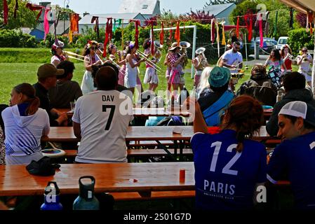 Frisbee Competition, le Faouet, côtes-d'Armor, Bretagne, France, Europe Banque D'Images