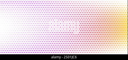 Fond de demi-teinte abstrait, fond de motif pointillé, texture de bruit comique Illustration de Vecteur