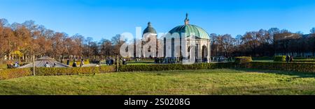 MUNICH, ALLEMAGNE - 2 DÉCEMBRE 2024 : le Hofgarten (jardin de la cour) est un jardin dans le centre de Munich, situé entre la Residenz et l'Englischer Banque D'Images