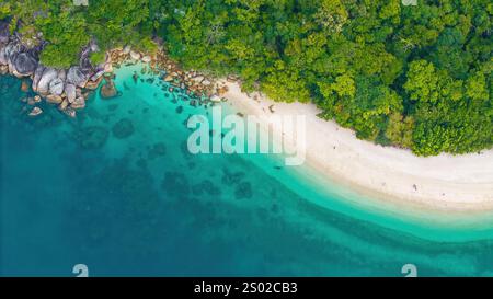Airline Nudey Beach Fitzroy Island White Sands Beach Banque D'Images
