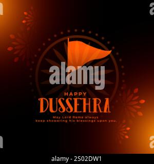 festival hindou festival dussehra carte design Illustration de Vecteur