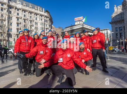 Milan, Italie. 24 décembre 2024. Mario Furlan alla Preghiera interreligiosa con i City Angels davanti alla Stazione centrale - Milano, Italia - Martedì, 24 Dicembre 2024 (foto Stefano Porta/LaPresse) prière interreligieuse avec les City Angels devant la gare centrale - Milan, Italie - mardi 24 décembre 2024 (photo Stefano Porta/LaPresse) crédit : LaPresse/Alamy Live News Banque D'Images