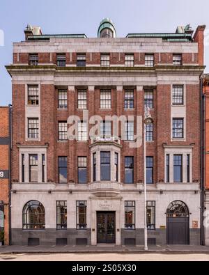 La façade de l'hôtel Clarence à Dublin, Irlande. Banque D'Images