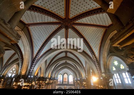 Vue extérieure du Chhatrapati Shivaji Maharaj Terminus, est une gare ferroviaire historique et un site du patrimoine mondial de l'UNESCO à Mumbai, Maharashtra, Inde Banque D'Images