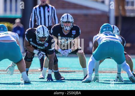 Conway, Caroline du Sud, États-Unis. 23 décembre 2024. Tight End PATRICK OVERMYER (89) des Roadrunners de l'UTSA en action pendant la première moitié du match de football NCAA 2024 Myrtle Beach Bowl entre l'Université du Texas à San Antonio Roadrunners et le Coastal Carolina Chanticleer le 23 décembre 2024 au Brooks Stadium de Conway, Caroline du Sud. Les Roadrunners ont battu les Chanticleer 44-15. (Crédit image : © Israel Anta via ZUMA Press Wire) USAGE ÉDITORIAL SEULEMENT! Non destiné à UN USAGE commercial ! Banque D'Images