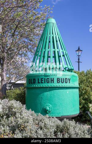 Bouée Old Leigh à Old Leigh, Leigh-on-Sea, Essex, Angleterre, Royaume-Uni Banque D'Images